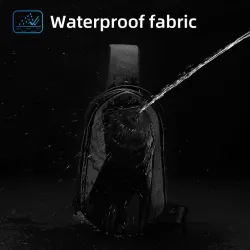 Fenruien - shoulder / crossbody bag - with USB charging port - waterproofBags