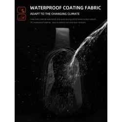 Fenruien - shoulder / crossbody bag - with USB charging port - waterproofBags