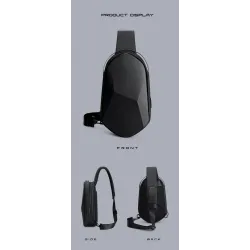 Fenruien - shoulder / crossbody bag - with USB charging port - waterproofBags