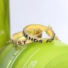 "Best Friends Forever" lettering circle pendant - three color necklaceNecklaces