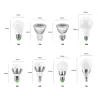 E14 - E27 - GU10 / 5W - 7W - AC110V - 220V - dimmable LED RGB bulb with IR 16 colors remote controllerE14