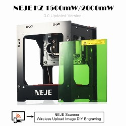 NEJE - mini DIY laser engraver - engraving / cutting machine - laser printer - 405nm - 1500mW / 2000mW