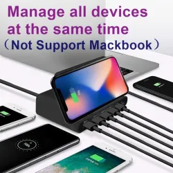 Multi USB - wireless fast charger - ISO / type-C / micro - QC3.0 - 60WChargers