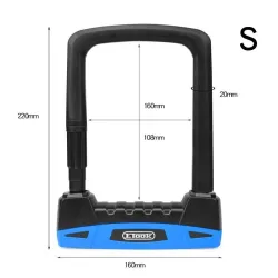 Bicycle / motorcycle lock - U-shaped - 20T hydraulic shear - waterproofMotorbike parts