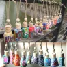 Mini empty colorful bottle - for fragrances - home / car air freshener - with screw cap - hanging rope - 12mlPerfumes