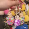 Mini empty colorful bottle - for fragrances - home / car air freshener - with screw cap - hanging rope - 12mlPerfumes