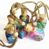 Mini empty colorful bottle - for fragrances - home / car air freshener - with screw cap - hanging rope - 12mlPerfumes
