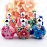 Colorful empty glass bottles - with roll on - refillable - perfume container - 10 pieces - 10mlPerfumes