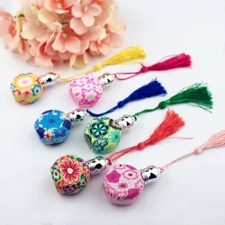 Colorful empty glass bottles - with roll on - refillable - perfume container - 10 pieces - 10mlPerfumes