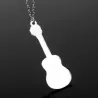 Trendy necklace with guitar pendant - stainless steel - unisexNecklaces