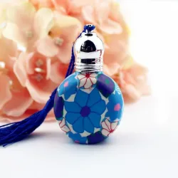 Colorful empty glass bottles - with roll on - refillable - perfume container - 10 pieces - 10mlPerfumes