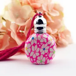 Colorful empty glass bottles - with roll on - refillable - perfume container - 10 pieces - 10mlPerfumes