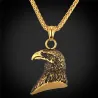 Eagle shaped pendant with chain - unisex - stainless steelNecklaces