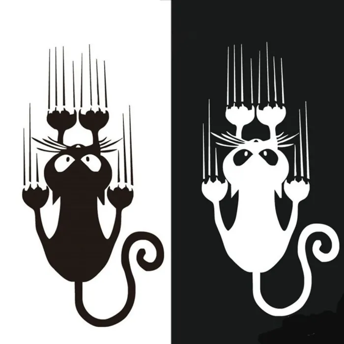 Window car sticker - reflective - climbing catStickers