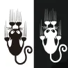 Window car sticker - reflective - climbing catStickers