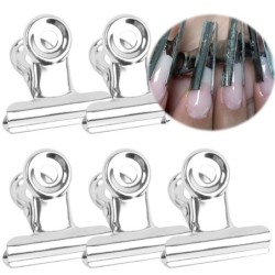 Extension pinching clips - for acrylic / gel nails - stainless steelEquipment