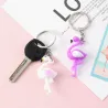 Flamingo keychains - 6 piecesKeyrings