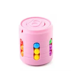 Cube with colorful beads - stress relief fidget toyFidget Spinner