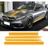 Side / top / roof stripes - car stickers - for Mercedes Benz 2-Door Coupe / 4-Door SedanStickers