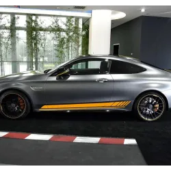 Side / top / roof stripes - car stickers - for Mercedes Benz 2-Door Coupe / 4-Door SedanStickers