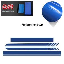 Side / top / roof stripes - car stickers - for Mercedes Benz 2-Door Coupe / 4-Door SedanStickers