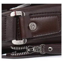 Kangaroo - leather shoulder bag - wide - 31 * 24 * 8cmBags