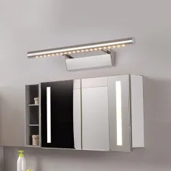 Modern LED wall lamp - mirror light - stainless steelWall lights
