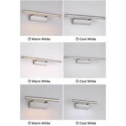 Modern LED wall lamp - mirror light - stainless steelWall lights