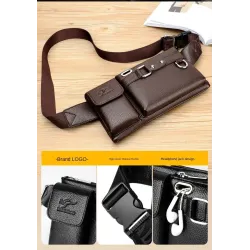 Multifunctional shoulder / waist bag - a small wallet - with zippers / pocketsBags