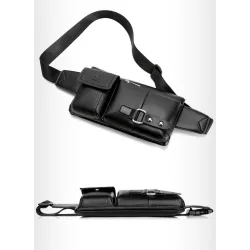 Multifunctional shoulder / waist bag - a small wallet - with zippers / pocketsBags