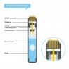 Derma roller - titanium tips - microneedle 0.25mm - gold - reusableSkin