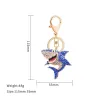 Crystal shark - keychainKeyrings