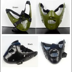 Silence Of The Lambs - Hannibal Lecter - half face resin mask - Halloween / carnivalsMasks