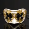 Venetian eye mask - colored lattice / music notes - masquerades / carnivalsMasks