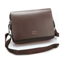 Vintage shoulder / crossbody leather bag - wide - 34 * 24 * 8cmBags