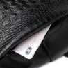 Fashionable vintage backpack - multifunction shoulder leather bag - snake skin patternBackpacks