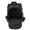 Fashionable vintage backpack - multifunction shoulder leather bag - snake skin patternBackpacks