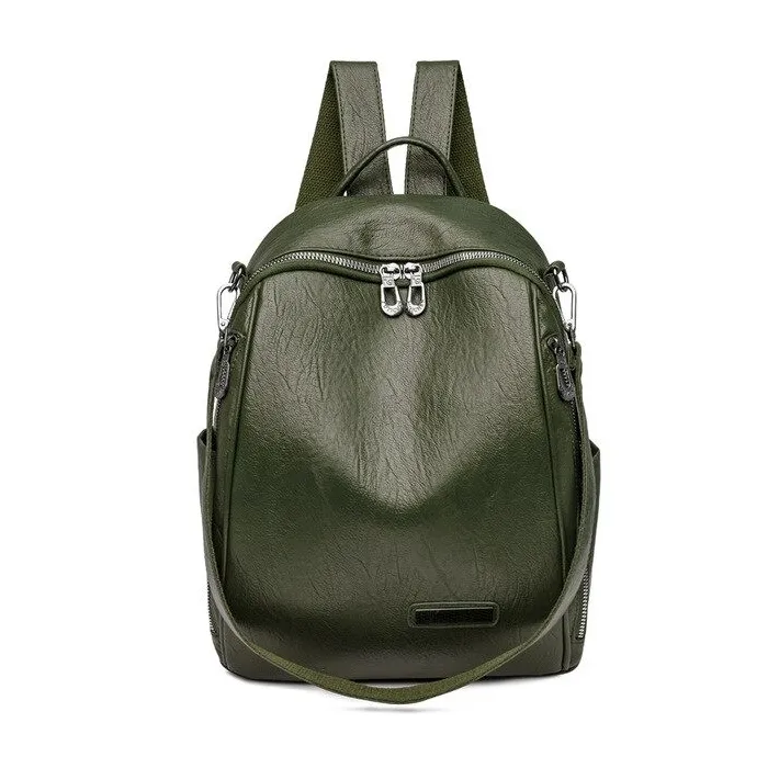 Multifunctional backpack - fashionable shoulder leather bagBackpacks