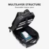 Fashionable backpack - 15.6 inch laptop bag - anti-theft lock - USB charging port - waterproofBackpacks