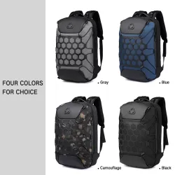 Fashionable backpack - 15.6 inch laptop bag - anti-theft lock - USB charging port - waterproofBackpacks