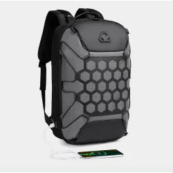 Fashionable backpack - 15.6 inch laptop bag - anti-theft lock - USB charging port - waterproofBackpacks