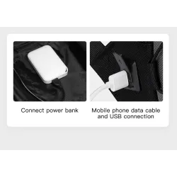 Fashionable backpack - 15.6 inch laptop bag - anti-theft lock - USB charging port - waterproofBackpacks