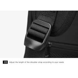 Fashionable backpack - 15.6 inch laptop bag - anti-theft lock - USB charging port - waterproofBackpacks