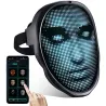 Face changing mask - full-color LED - smart APP control - glowing - Halloween - festivalsMasks