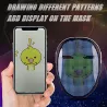 Face changing mask - full-color LED - smart APP control - glowing - Halloween - festivalsMasks