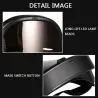 Face changing mask - full-color LED - smart APP control - glowing - Halloween - festivalsMasks