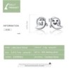 Small stud earrings - 925 sterling silver - little ghostEarrings