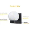 Modern ball shaped lamp - outdoor wall lightWall lights