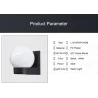 Modern ball shaped lamp - outdoor wall lightWall lights