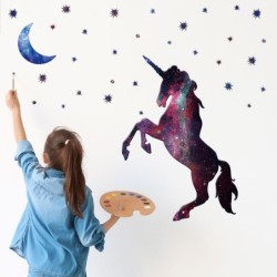 Decorative wall sticker - horse - unicorn - starsWall stickers